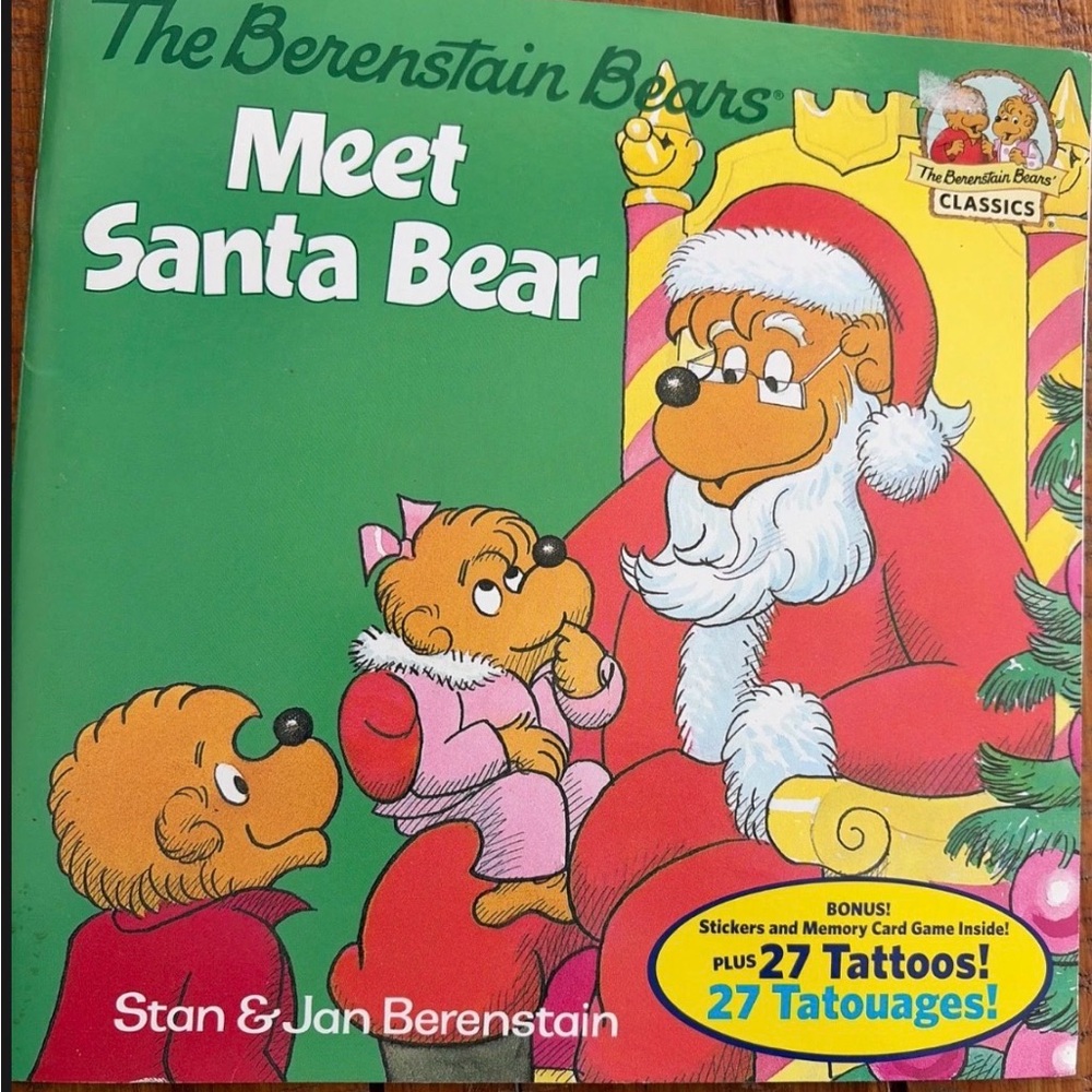 Berenstain Bears Meet Santa Bear (Deluxe Edition) Like New!